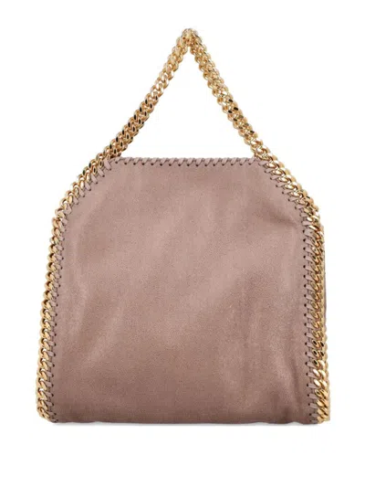 Stella Mccartney Taupe Falabella Tote In Brown