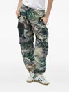 Stella Mccartney Taylor Printed Cargo Trousers In Multi