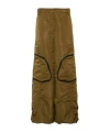 Stella Mccartney Technical Cargo Pants In Brown