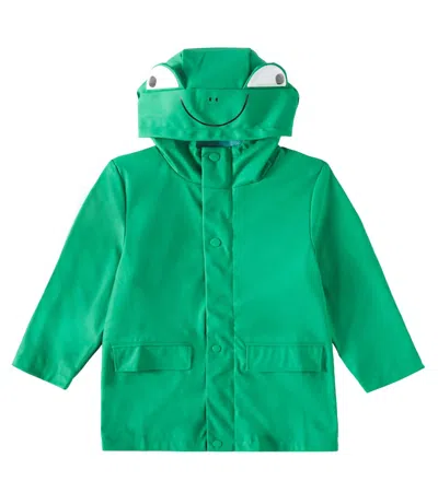 Stella Mccartney Kids' Technical Parka In Green