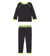 Stella Mccartney Technical Sweatshirt And Sweatpants Set In Black