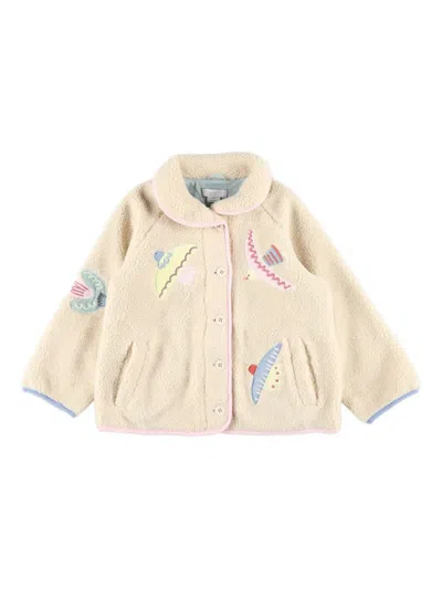 STELLA MCCARTNEY TEDDY EMBROIDERED JACKET