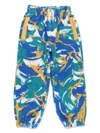 Stella Mccartney Teddy Jogging Pants In Blue