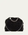 Stella Mccartney Teddy Plush Chain Tote Bag In Black