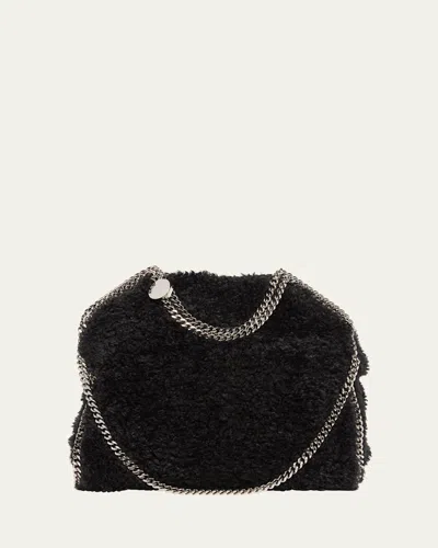 Stella Mccartney Teddy Plush Chain Tote Bag In Black