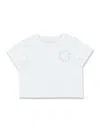 Stella Mccartney Tee Small Circle Logo In White