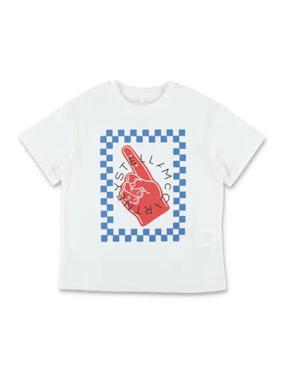 Stella Mccartney Kids' Tee Stampa In White