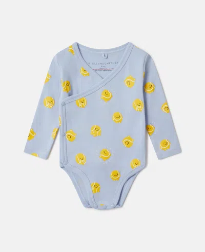 Stella Mccartney Tennis Ball Print Romper Set In Blue