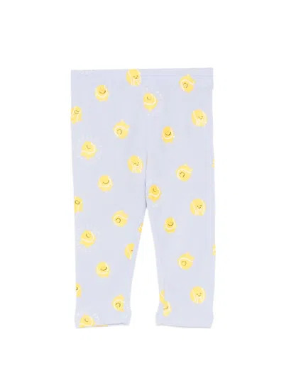 Stella Mccartney Babies' Tennis-print Leggings In Blue