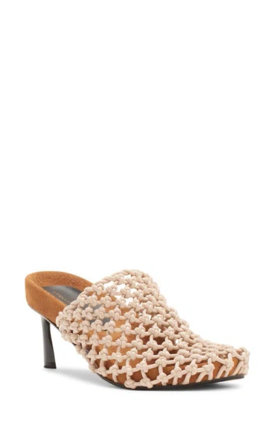 Stella Mccartney Terra Crochet Mules In Neutral