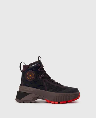 Stella Mccartney Terrex Hiking Boots In Charcoal/legend Ink/active Red
