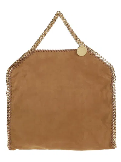 Stella Mccartney Textured Alter Suede Tote Bag In Brown