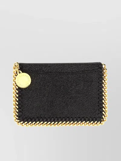 Stella Mccartney Textured Chain Detail Card Holder