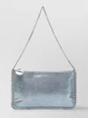 Stella Mccartney Textured Chain Strap Shoulder Bag