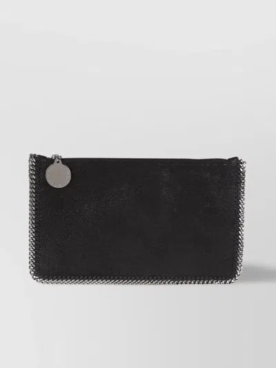 Stella Mccartney Textured Chain Trim Clutch Bag