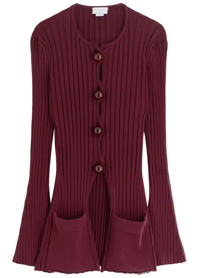 Stella Mccartney Textured Cotton-knit Cardigan
