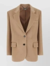 STELLA MCCARTNEY TEXTURED FABRIC WOOL BLAZER