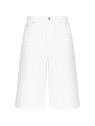 Stella Mccartney Textured Shorts In White