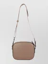 Stella Mccartney Textured Shoulder Bag Adjustable Strap In Brown
