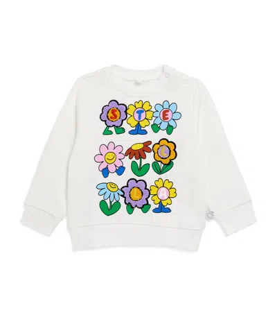Stella Mccartney Kids' Textured Sweatshirt In White