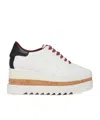 Stella Mccartney Stella Mc Cartney Sneak Elyse Wedge Sneakers In White