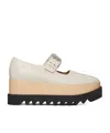 Stella Mccartney Elyse Plateau-schuhe Mit Sternnieten In Nude