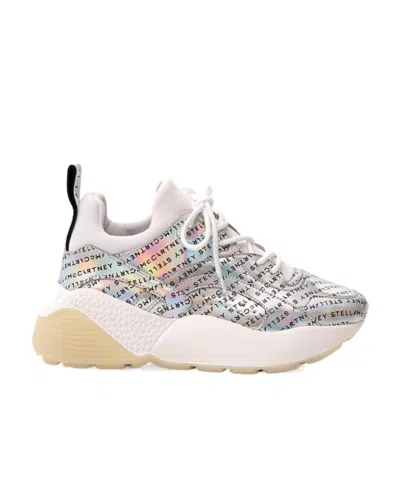 Stella Mccartney Tie Casual Sports Shoes In White