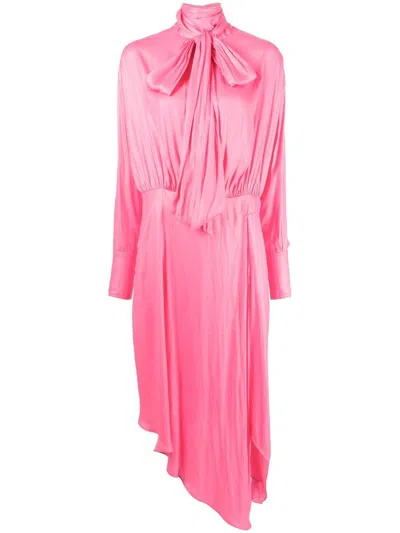Stella Mccartney Langes Kleid In Pink