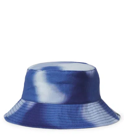 Stella Mccartney Kids' Tie-dye Cotton Canvas Bucket Hat In Multi
