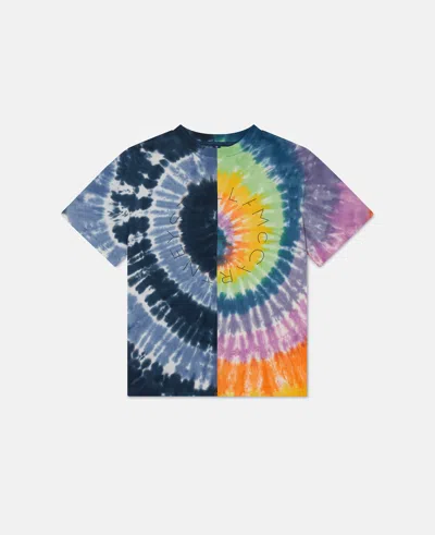 Stella Mccartney Tie-dye Graphic T-shirt In Multicolour