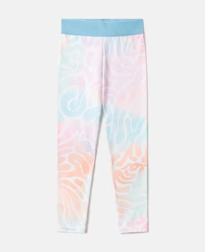 Stella Mccartney Tie-dye Print Leggings In Multi