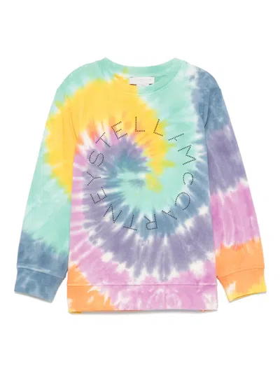 Stella Mccartney Kids' Tie-dye Sweatshirt In Blue