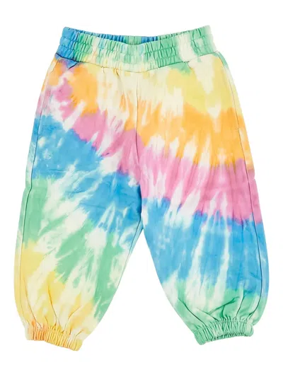 Stella Mccartney Kids' Tie-dye Track Trousers In Multi