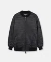Stella Mccartney Tiger Print Bomber Jacket In Black Tiger Print