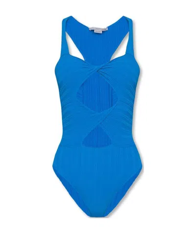 Stella Mccartney Tight Jumpsuit In Blue