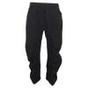 Stella Mccartney Tina Ruched Trousers In Black Wool In Black
