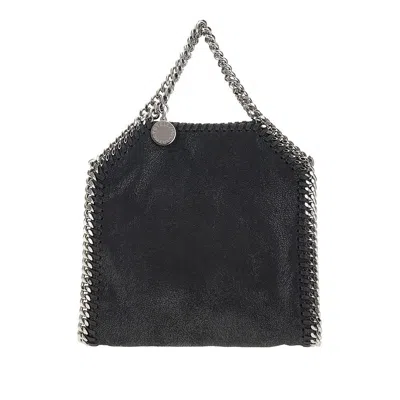 Stella Mccartney Tiny Falabella Bag In Black
