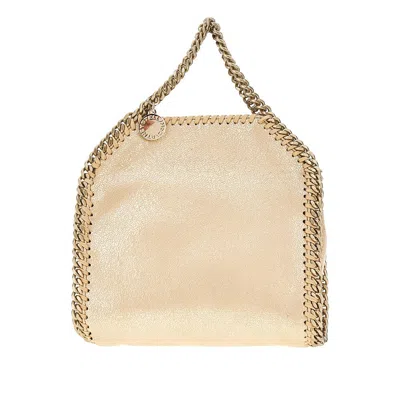 Stella Mccartney Tiny Falabella Bag In Nude