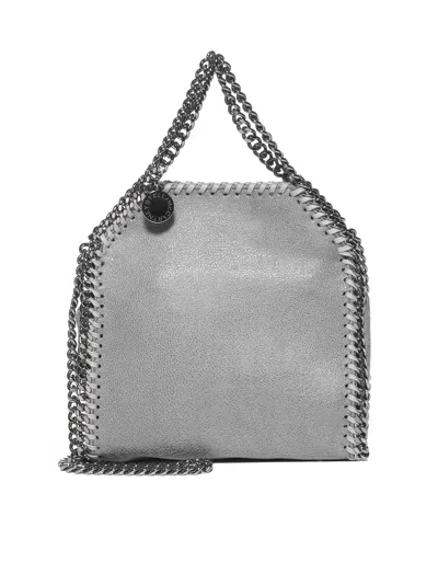 Stella Mccartney Tiny Falabella Bag In Gray