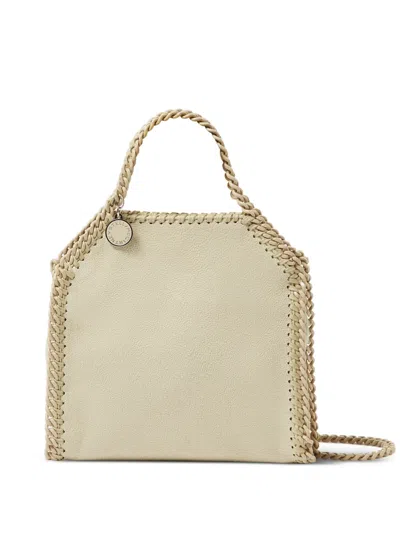Stella Mccartney Tiny Falabella Chain-trim Mini Bag In Neutral