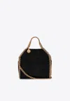 Stella Mccartney Tiny Falabella Faux Leather Tote Bag In Black