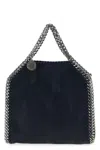 Stella Mccartney Chain Strap Metallic Shoulder Bag In Blue
