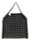 Stella Mccartney Tiny Falabella Stud-embellished Tote Bag In Black