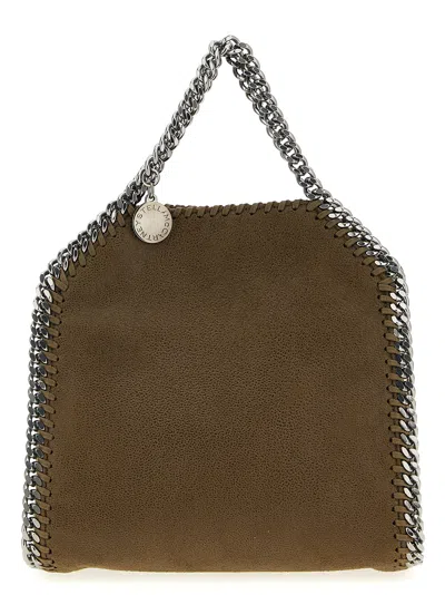 STELLA MCCARTNEY TINY FALABELLA HAND BAGS GREEN