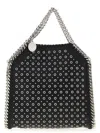 Stella Mccartney Tiny Falabella Stud-embellished Tote Bag In Black