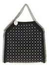 Stella Mccartney Tiny Falabella Stud-embellished Tote Bag In Black