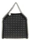 Stella Mccartney Tiny Falabella Stud-embellished Tote Bag In Black