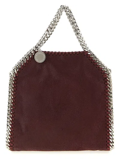 Stella Mccartney Tiny Falabella' Handbag In Burgundy