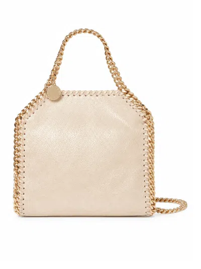 Stella Mccartney Tiny Falabella Shaggy Deer In Metallic