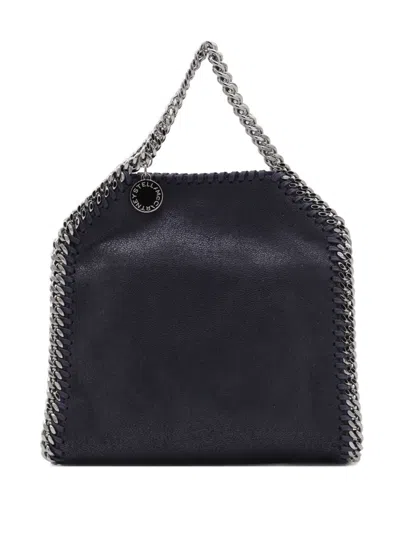 Stella Mccartney Tote Bag Micro Falabella Midnight Blue In Black